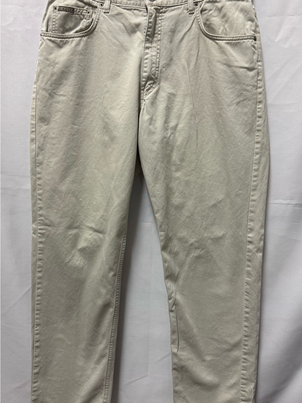 Calvin Klein Jeans Men's Straight Chinos — Light Beige